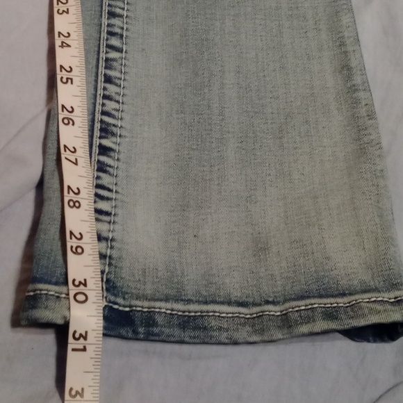 Rebel& Soul Blue Boot Cut Denim with Vintage Fading, Size 4 - Picture 7 of 11